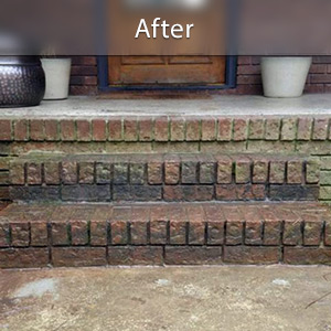 Sinking stairs repaired with PolyLevel® Loveland